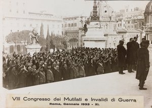 "VIII Congres van Verminkten en Oorlogsinvaliden - Rome, januari 1933"