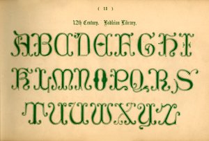12e Eeuw. Bodleian Library, 1862 door Unbekannt