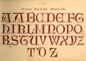 13e eeuw. Hendrik de Derde. Westminster Abbey, 1862