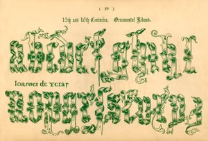 15e en 16e eeuw. Sierlint, 1862 door Unbekannt