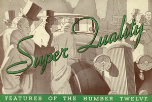 1934 Humber Twelve verkoopbrochure