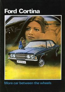 1972 Ford Cortina Mk3 verkoopbrochure omslag