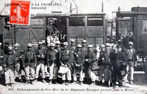 1e regiment Franse Vreemdelingenlegioen, Marokko, 1911
