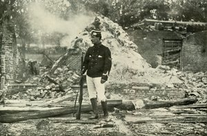 Een Belgische voorpost, 1919 door Unbekannt