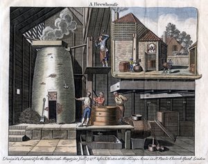 Een brouwerij, 1747 door Unbekannt