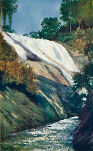 Een waterval bij Tijuca, Rio, 1914