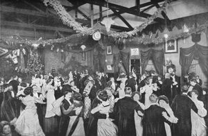 Een kerstbal in de Duitse Gymnasium, Londen, ca. 1902-1903