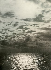 Een wolkeneffect voordat de zee bevroor, c1908