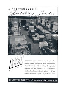 Een Ambachtelijke Drukkerij - Herbert Reiach Ltd, 1939 door Unbekannt
