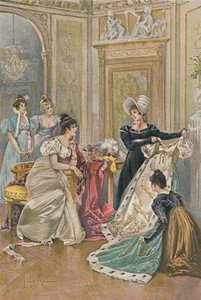 Een favoriete bezigheid van Josephine, 1896 door Unbekannt