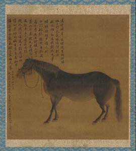 Een paard, Qing-dynastie, 18e eeuw