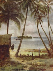 Een lagune, Salomonseilanden, 1923 door Unbekannt