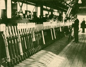 Een handmatige doos op de Great Western Main Line, Reading, 1930