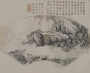 Een pagina uit de Jie Zi Yuan door Unbekannt