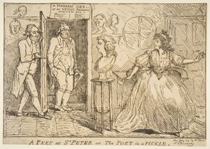 Een Glimp van St. Pieter of De Dichter in de Penarie, 23 juli 1789 door Unbekannt