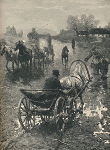 Een Pools Dorp: November, 1886 door Unbekannt