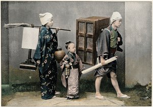 Een verhuizing, ca. 1890