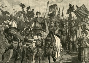 Een Romeinse Triomf door Unbekannt