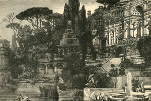 Een Romeinse villa, 1890 door Unbekannt