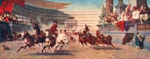Een Romeinse wagenrace, Het Circus Maximus, 20e eeuw