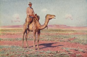 Een scène in Centraal-Australië, 1923