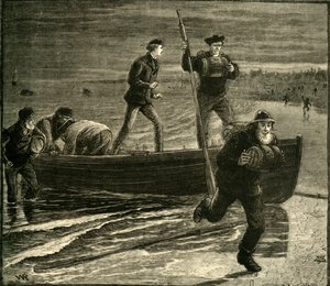 Een smokkelexpeditie, 1881 door Unbekannt