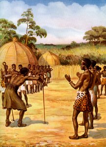 Een Swazi toverdokter, Afrika