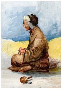 Een Tibetaanse waarzegger, 1898