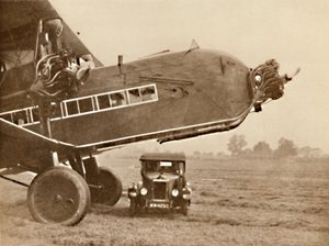 Een drievoudige motor Argosy, 1927