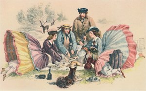 Een Victoriaanse picknick, ca. 1860, 1944