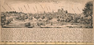 Een uitzicht op de stad York, ca. 1770s