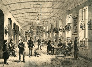 Een Afdeling in Bethlehem Hospital, ca. 1878 door Unbekannt