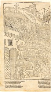 Een waarschuwing tegen het spelen van dobbelstenen, ca. 1500