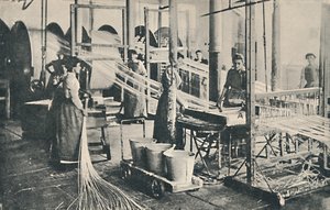 Een waskaarsenfabriek door Unbekannt