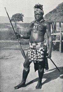 Een Zulu-hoofdman, 1902 door Unbekannt