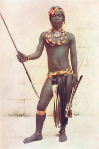 Een Zulu-krijger, 1912