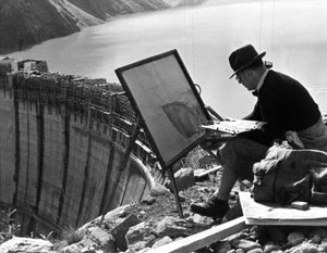 De Limberg Dam, Oostenrijk, c1947-1951 door Unbekannt