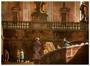 Een koets in Rome