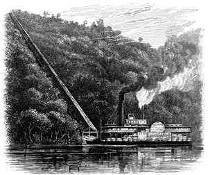 Een katoen glijbaan, Verenigde Staten, ca. 1880
