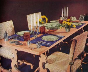 Een eettafel