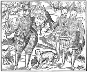Een Valkenier, 1611 door Unbekannt