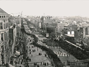 Een feestdag in de Amerikaanse hoofdstad, Washington DC, VS, 1895 door Unbekannt