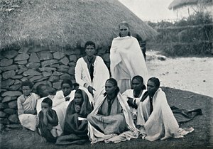 Een groep Abessijnen, 1912 door Unbekannt