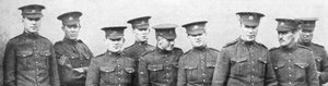 Een groep Canadese soldaten, 1914 door Unbekannt