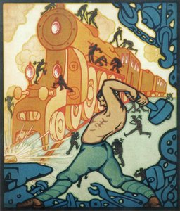 Een gezamenlijke inspanning zal het land uit de puinhopen tillen, 1920s door Unbekannt
