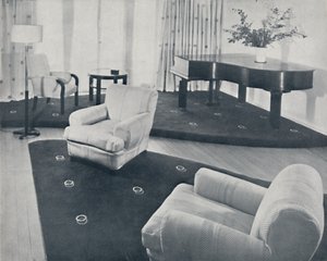 Een Lounge, Ontworpen en Uitgevoerd door Ian Henderson & Co., Londen door Unbekannt