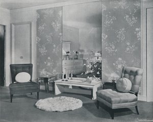 Een moderne slaapkamer geïnspireerd door de Chinezen, 1942 door Unbekannt