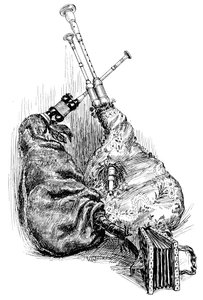 Een musette en een cornemuse, 1901