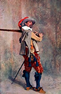 Een musketier, ca. 1600-ca. 1650, 1908-1909