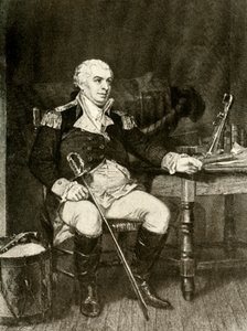 Een portret van Commodore Barry van de Amerikaanse marine, c1780 door Unbekannt